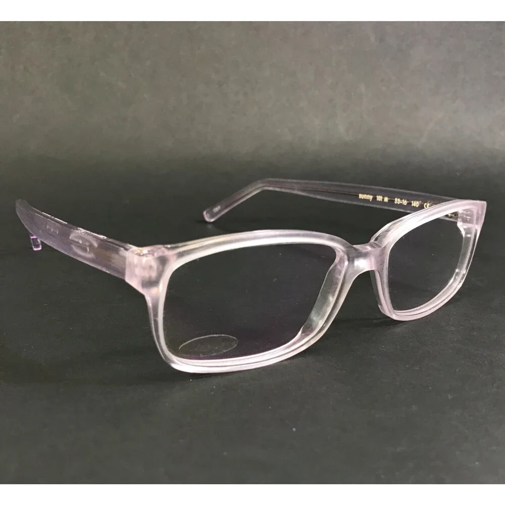 Frames & Cotton Eyeglasses Frames Sunny 101M Clear Matte Purple 53-16-140
